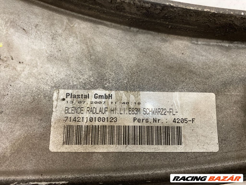 BMW X3 E83 M csomagos bal hátsó sárvédő szélesítő 51773414449 7142110100123 4. kép