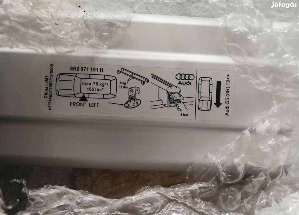 Audi Q5 2013 tetőcsomagtartó 8r0071151h 2. kép