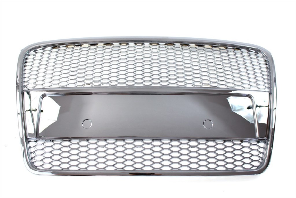 MTUNING Grill Audi A4 B7 RS-Style Króm hűtőrács 1. kép
