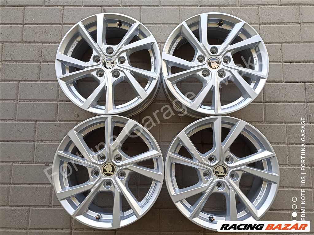 5x112 16" Borbet / Skoda újszerű alufelni garnitúra 1. kép