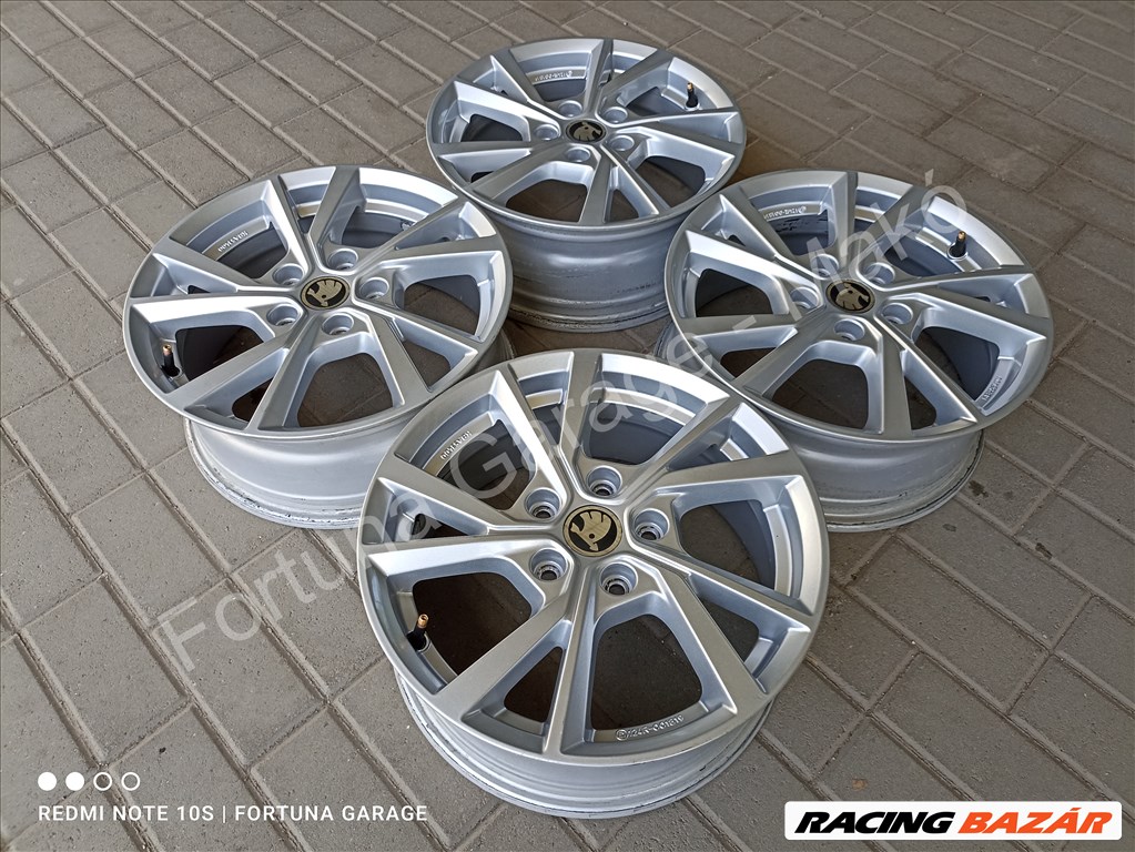 5x112 16" Borbet / Skoda újszerű alufelni garnitúra 2. kép