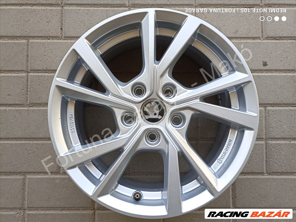 5x112 16" Borbet / Skoda újszerű alufelni garnitúra 6. kép