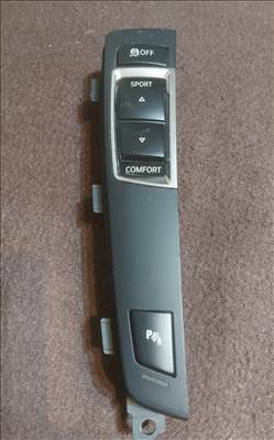 BMW 5-ös, F10, F11, 6-os, F12 üzemmód választó, kipörgésgátló kapcsoló, pdc kapcsoló