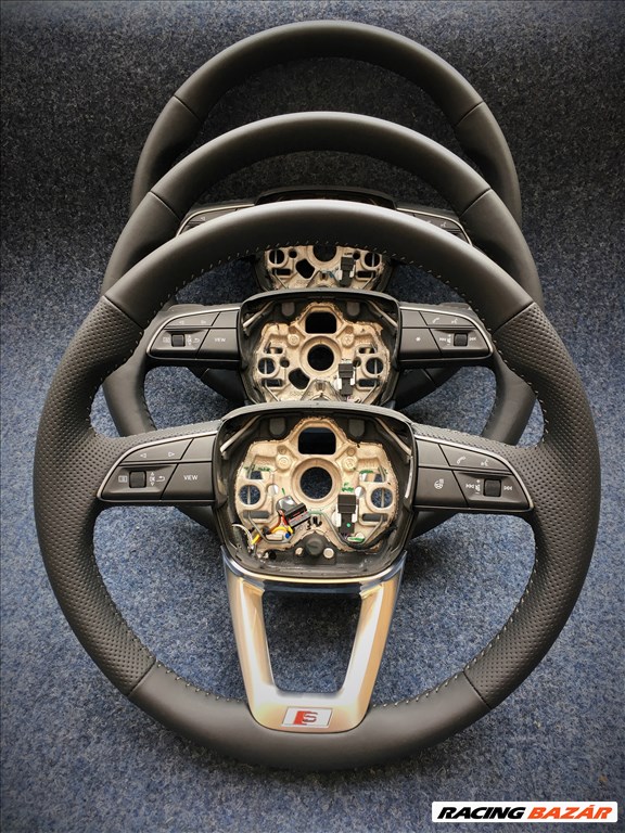 Eladó Audi B9 8W új Sima, F1-es, S-line, Fűthető S-line kormány. 2015-2022. Akár cserélve. Bp/posta 1. kép