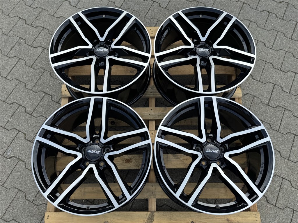 R19 5x112 (66,5) ALUTEC IKENU 9J ET49 diamant-schwarz frontpoliert új akciós alufelnik felnik 2. kép