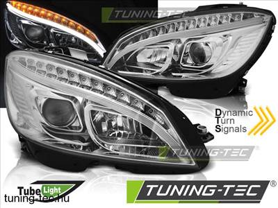 Mercedes C-osztály W204 MERCEDES W204 07-10 CHROME TUBE LIGHT H7 Tuning-Te
