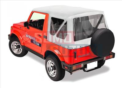 Suzuki Samurai ponyva fehér