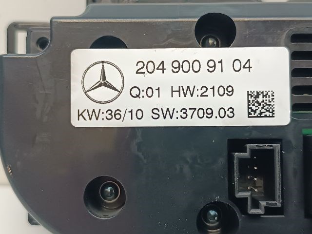 MERCEDES-BENZ GLK-CLASS Fűtéskapcsoló (digit klímás) 3. kép
