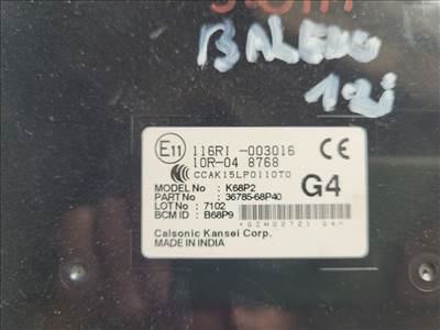 SUZUKI SWIFT V Elektronika (Magában) 116RI003016