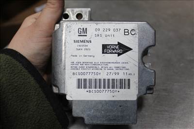 Opel Astra G  1998-2004 légzsák vezérlő   09229037bc