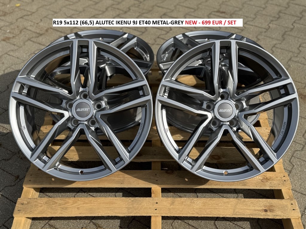 R19 5x112 (66,5) ALUTEC IKENU 9J ET40 METAL-GREY új felnik alufelnik felni alufelni 1. kép