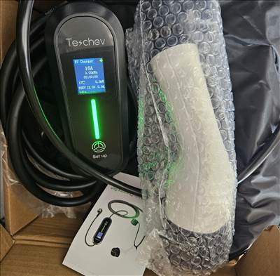 Eladó új 3,5m EVSE EV töltő Type 2 1 fázis (3, 6kw) 8-16A EU dugó elektromos járműhöz +táska