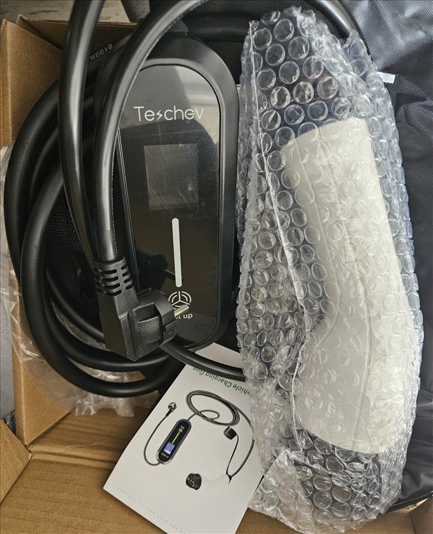 Eladó új 3,5m EVSE EV töltő Type 2 1 fázis (3, 6kw) 8-16A EU dugó elektromos járműhöz +táska 2. kép