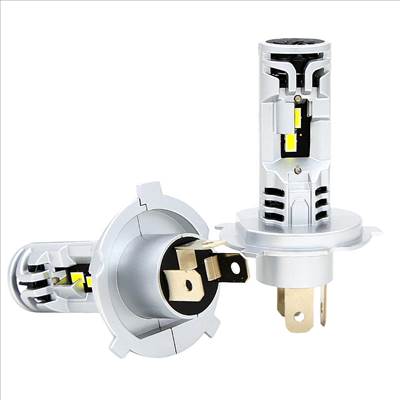 H19 LED izzó STRONG CANBUS 12V 6500K Jégfehér - Hideg fehér 3570 CSP M6S H19 LED autóba 2db-os készlet ✔️