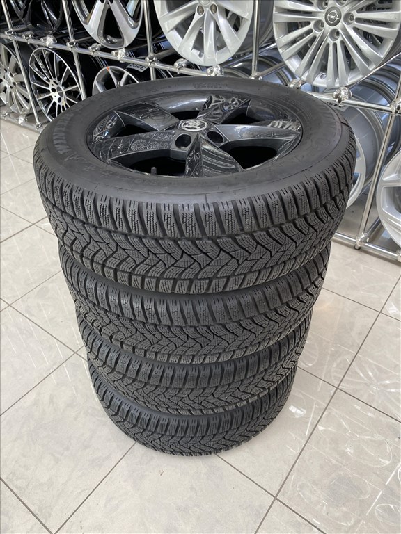 (3253) Skoda 16 gyári alufelni felni, 5x112, 215/60 téli gumi, Superb 4. kép