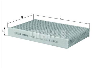MAHLE LAK 852 - pollenszűrő NISSAN RENAULT