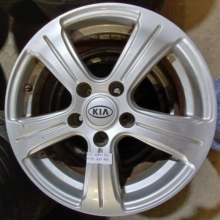  Kia 5x114.3 lyukosztású 6,5JJ 16" használt (gyári felni) alufelni 1. kép