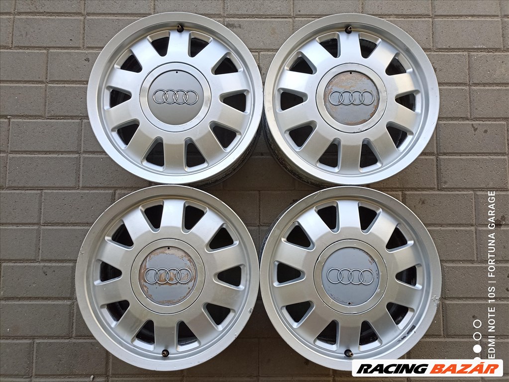  5x112 15" Audi A4 (8D0) használt alufelni garnitúra 1. kép