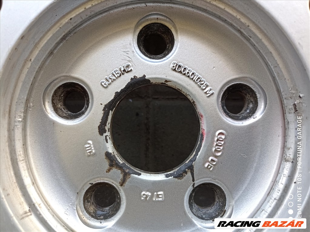  5x112 15" Audi A4 (8D0) használt alufelni garnitúra 7. kép
