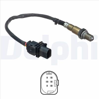 lambdaszonda DELPHI ES21306-12B1 for OPEL, VAUXHALL