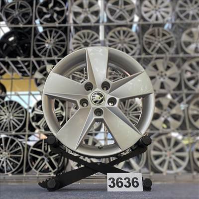 (3636) Skoda 16 gyári alufelni felni, 5x112, Octavia
