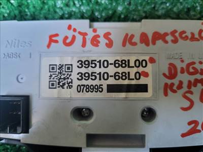 SUZUKI SWIFT IV Fűtéskapcsoló (digit klímás) 3951068L00