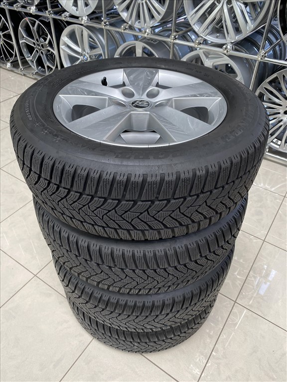 (3251)  Skoda 16 gyári alufelni felni, 5x112, 215/60 gumi, Superb 5. kép