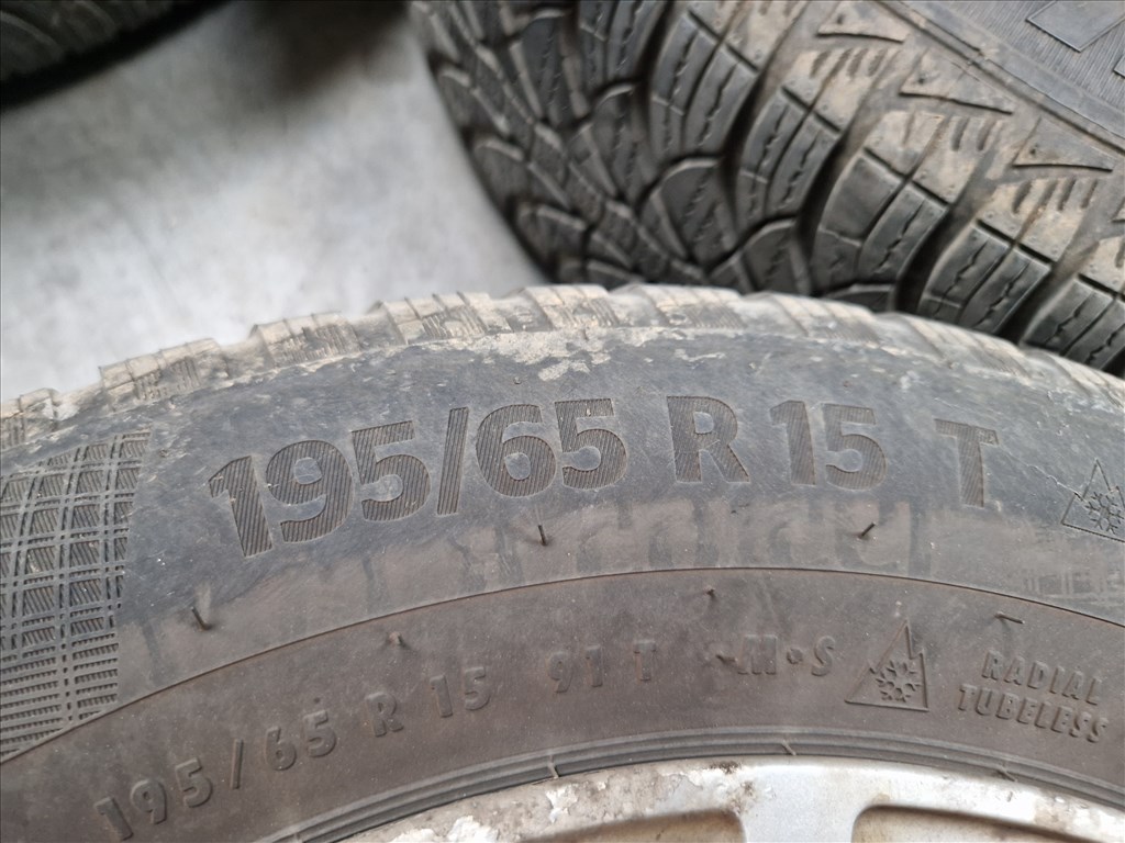  5x100 15" alufelni szett Fulda és Continental téli gumikkal (22268, 26159) 3. kép