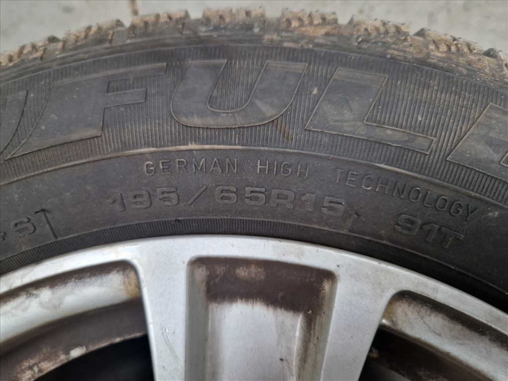  5x100 15" alufelni szett Fulda és Continental téli gumikkal (22268, 26159) 10. kép
