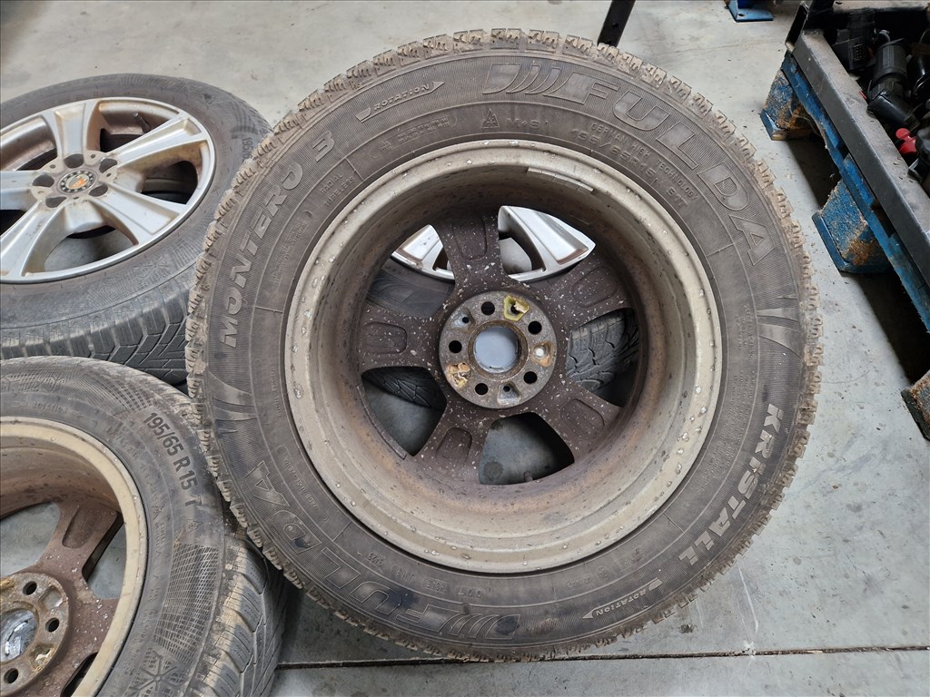  5x100 15" alufelni szett Fulda és Continental téli gumikkal (22268, 26159) 13. kép