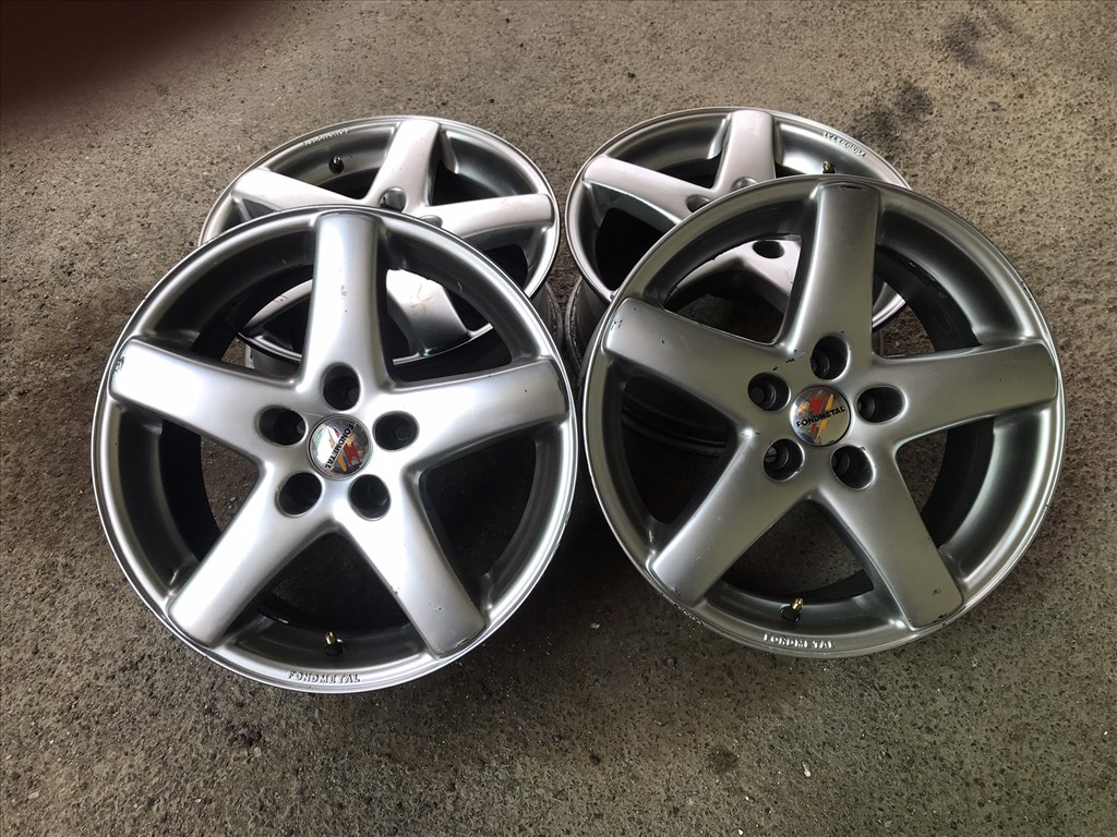  5x100 lyukosztású 7JJ 16" újszerű Fondmetal alufelni VW , GOLF IV, Bora, Audi A3(2003-ig) 1. kép