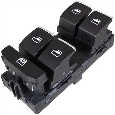 Seat Leon III bal oldali ablakemelő és tükörállító kapcsoló 2012-