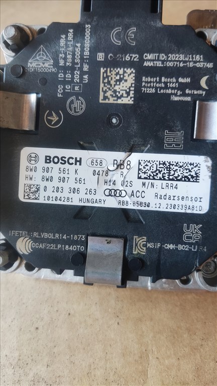 Távolság tartó szenzor , adaptív tempomat radar  8w0907561k 3. kép