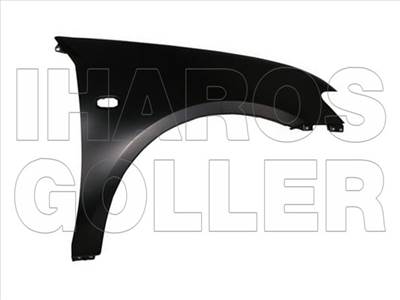 Mitsubishi L200 2005-2010 - Első sárvédő jobb, díszléc lyuk nélkül (2 WD)