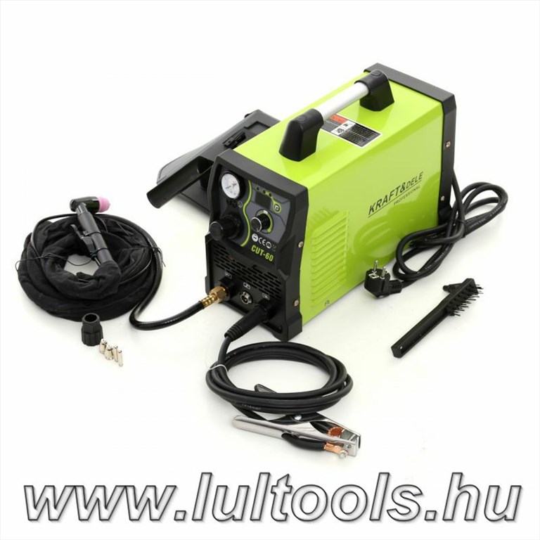 Inverteres plazmavágó gép munkakábellel IGBT CUT-60 1. kép
