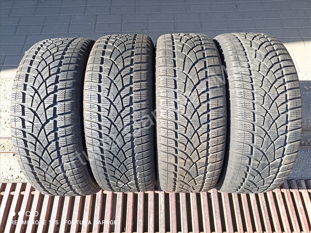215/60 R16" Dunlop használt téli garnitúra 1. kép