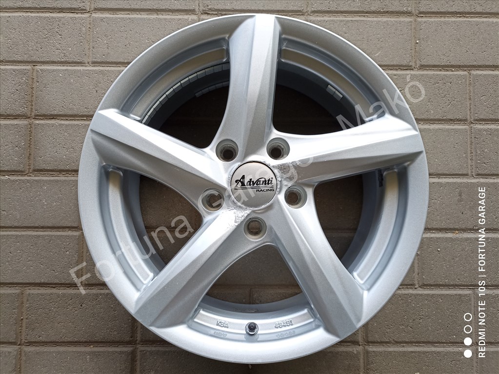 5x114,3 16" Advanti 'Nepa' használt alufelni garnitúra +TPMS (Toyota) 3. kép