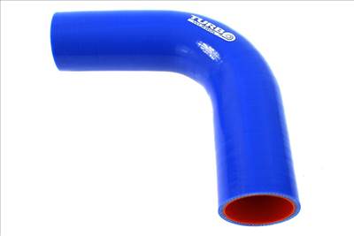 TurboWorks Pro 90° szilikon könyökcső kék 60mm XL