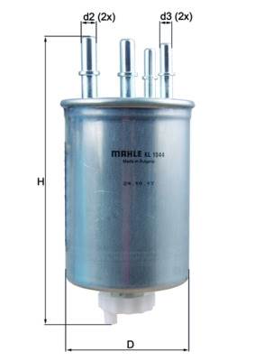 MAHLE KL 1044 - Üzemanyagszűrő LAND ROVER