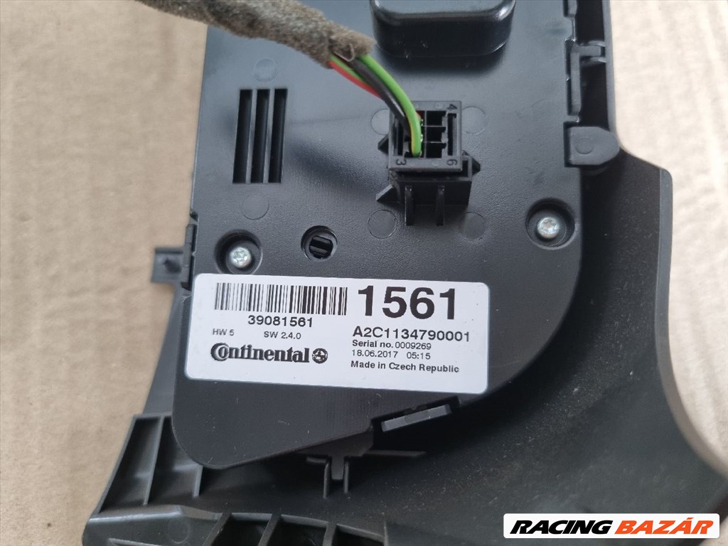 Opel Zafira C Fűtéskapcsoló Digit Klímás 39081561 , A2C1134790001 , 1561 39081561-1561 2. kép