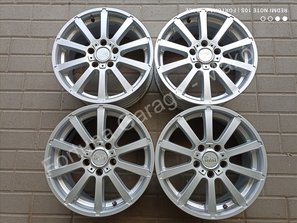 5x112 16" MAM W3 használt alufelni garnitúra 1. kép