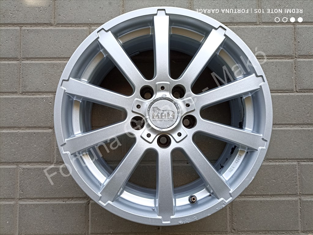 5x112 16" MAM W3 használt alufelni garnitúra 6. kép