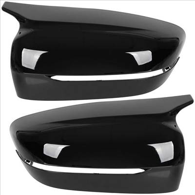 BMW 8 G15 G16 tükörburkolat szett (fényes fekete) 2018-2023