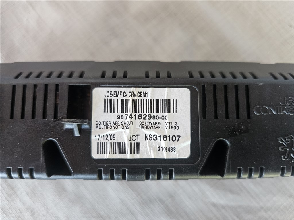  Citroen Peugeot 12 Pines LCD kijelző computer 4. kép