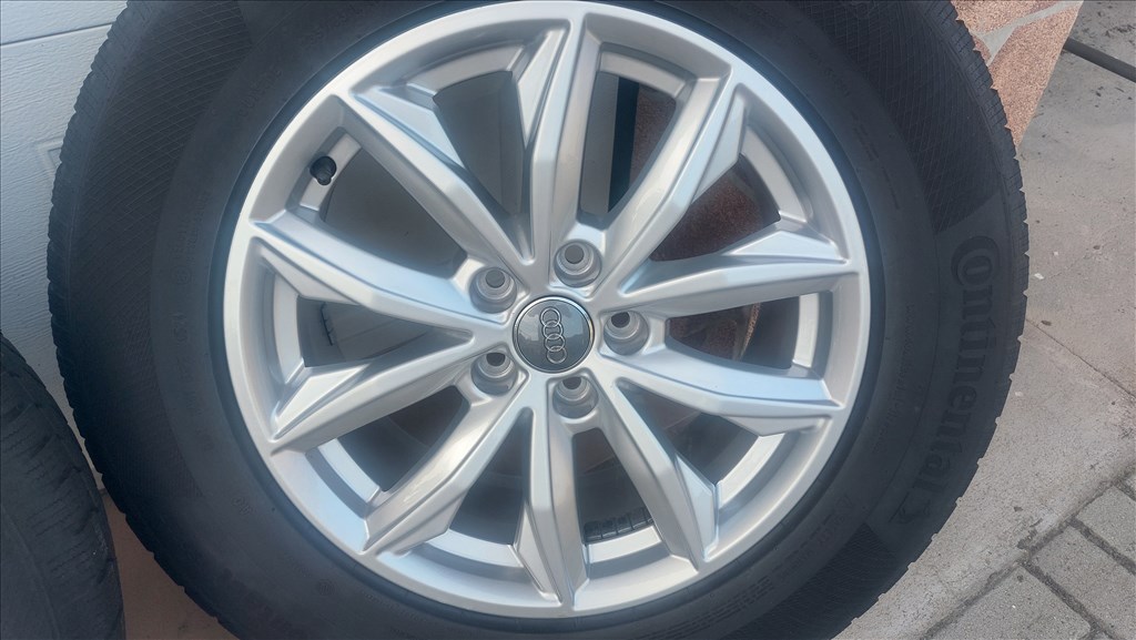 2.Gyári,új , Audi Q5 17" alufelni  téli gumi 5x112   1. kép