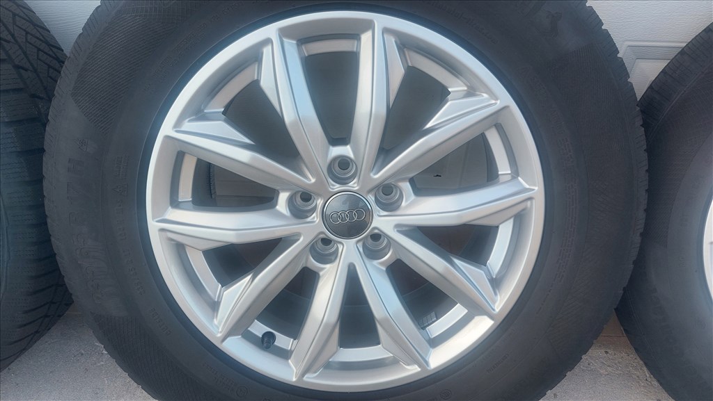 2.Gyári,új , Audi Q5 17" alufelni  téli gumi 5x112   2. kép