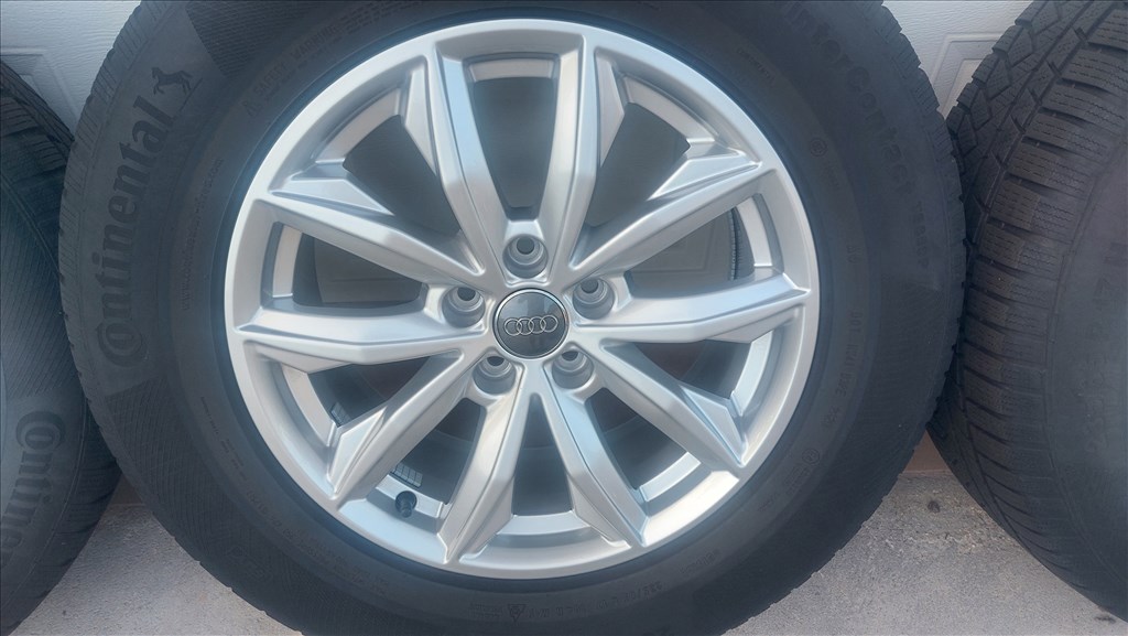 2.Gyári,új , Audi Q5 17" alufelni  téli gumi 5x112   3. kép