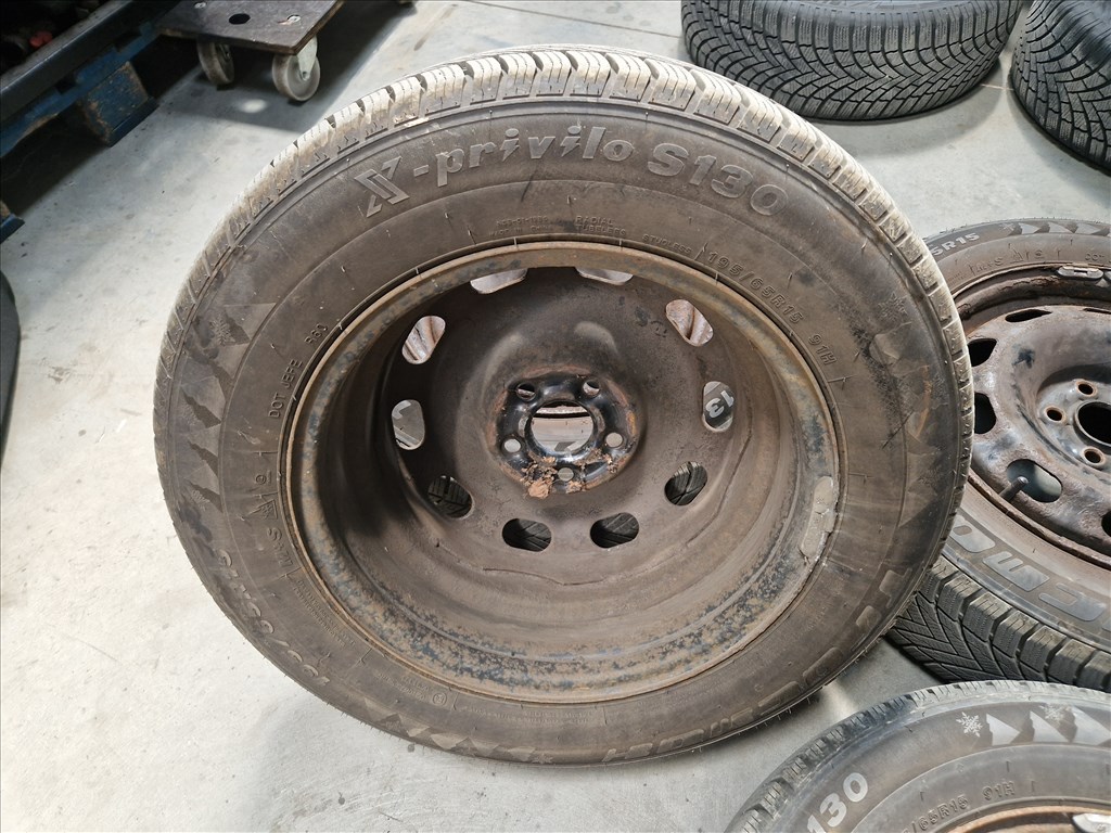  5x100 15" lemezfelni szett Tracmax téli gumikkal (19192, 26163) 11. kép