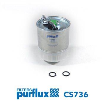 Üzemanyagszűrő PURFLUX CS736 for MERCEDES-BENZ, CHRYSLER, MITSUBISHI, AC, …