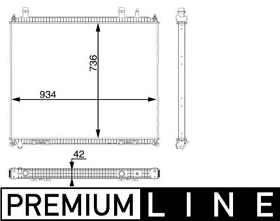 MAHLE CR 104 000P - Alacsony hőmérséklet érzékelője, töltőlevegő-hűtő MAN